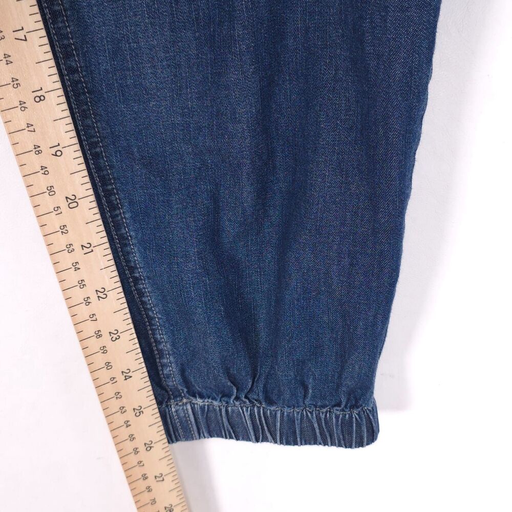 SUNDANCE Women’s Denim Jeans 14 Cargo Utility Jogger 100% Cotton - Picture 4 of 12